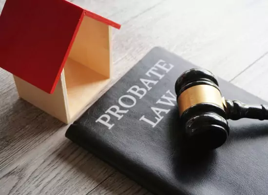 A book on probate law net to a model house